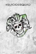 Suicide Squad tattoo poster - Joker