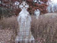 The grave of Richard John Grayson in the Wayne Cemetery.