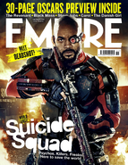 Deadshot variant cover of the December 2015 edition of the British magazine Empire