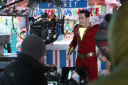 Shazam! behind the scenes - Zachary levi filming