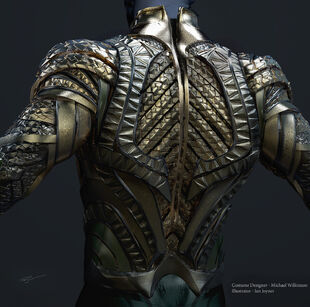 Aquaman Armor Back