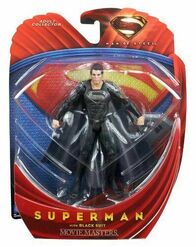 Superman with black suit