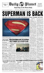 Newspaper from Shazam!