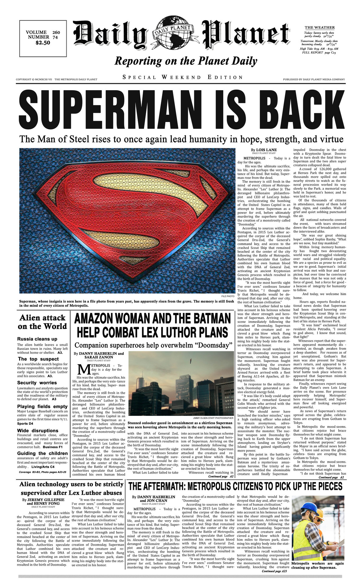 daily planet newspaper