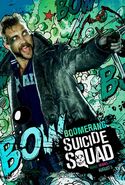 Captain Boomerang comic character poster