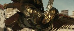 Hawkman tries to help Adam