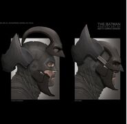 The batman Cowl concept art