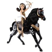 Young Diana on horseback