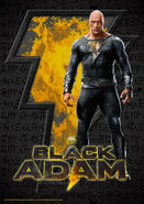 Black Adam postal art