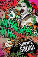 Joker comic character poster
