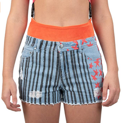 Bioworld Juniors' Harley Quinn shorts