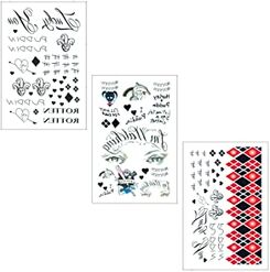 DaLin Harley Quinn temporary tattoos