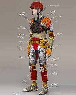 Flash's Homemade Suit Concept Art 1