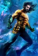 Aquaman Arthur Curry Character Textless Poster