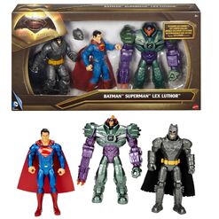 Superman, Batman, and Lex Luthor 3-pack