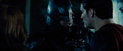 Batman makes a promise to Superman