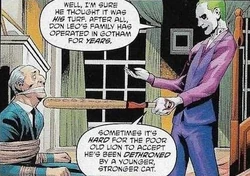 Joker tortures Don Leo