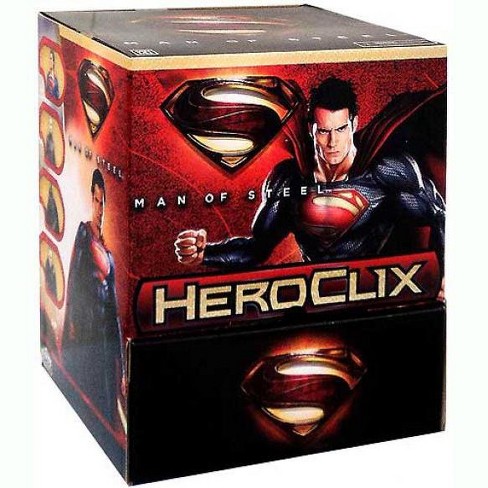 Heroclix Man of Steel Movie set COMPLETE lot of 6 Starter set figures w/card!