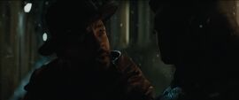 Batman confronts Deadshot