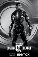 Zack Snyder's Justice League character poster - Cyborg