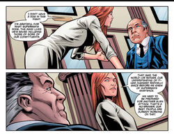 Senator Finch and her committee discuss Superman