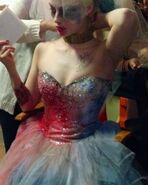 Harley Quinn in her wedding dress