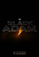 Black Adam teaser poster with release date