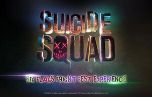 Suicide Squad Six Flags Fright Fest Experience logo