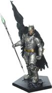 Battle damaged armored Batman