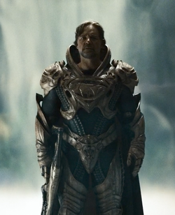 Jor-El wearing Kryptonian armor