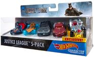 DC Character Cars 5 pack