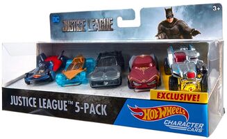 DC Character Cars 5 pack