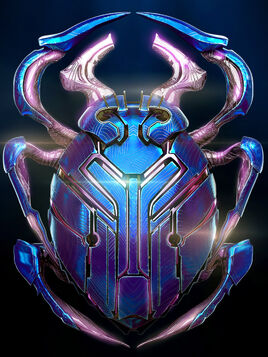 Blue Beetle scarab