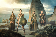 First look at Diana alongside Menalippe, Hippolyta and Antiope.