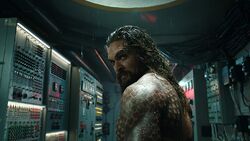 Aquaman in the submarine