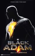 Black Adam power born from rage poster