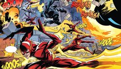 Flash fights agaisnt X-51