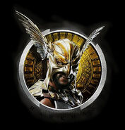 Black Adam Hawkman promo art 2