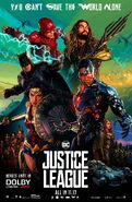 Justice League-Dolby Cinema poster
