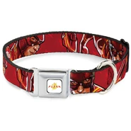 Flash Seatbelt Buckle Dog Collar
