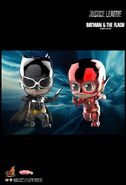 Cosbaby metallic Batman and Flash