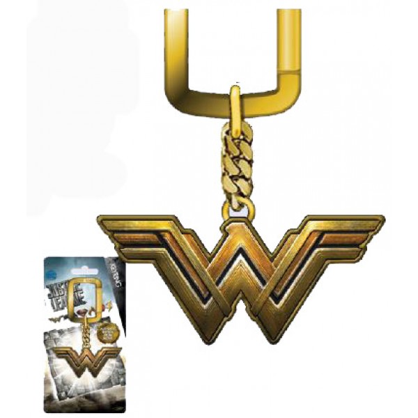 The Flash Justice League Gold Logo Keychain Gold 