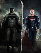 Empire - Batman v Superman Dawn of Justice textless September 2015 variant cover - Batman and Superman