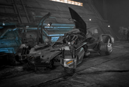Concept Artwork of the Upgraded Batmobile for Justice League.