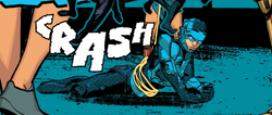 Doctor Cyber is detained under the power of the Lasso of Truth
