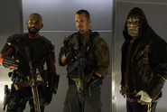 Deadshot, Rick Flag and Killer Croc