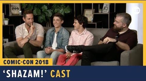 Shazam! Cast Interview - SDCC 2018 Exclusive Interview