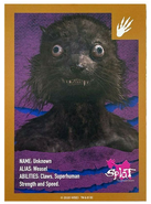 Weasel trading card