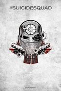 Suicide Squad tattoo poster - Deadshot
