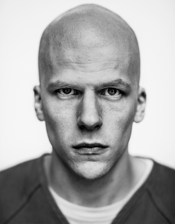 Lex Luthor grayscale promo